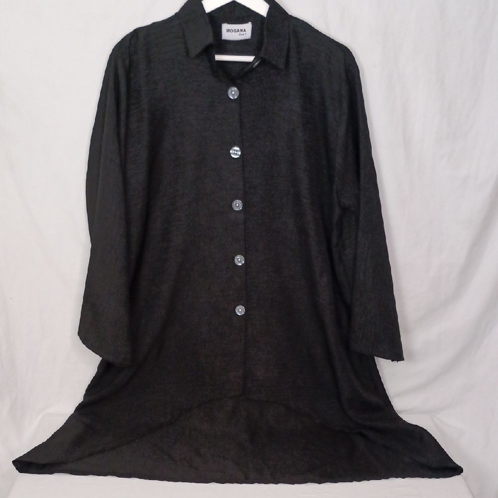 Women's Lagenlook Blouse Capsule Wardrobe Black